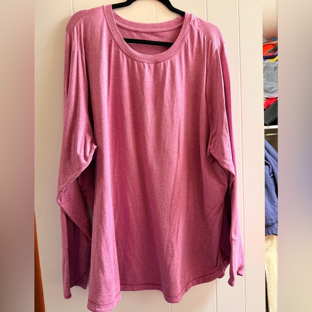 Women's Pink Long Sleeve Top